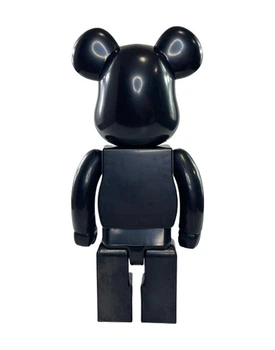 Фігурка Bearbrick Чорний Глянцевий 400% (28 см)