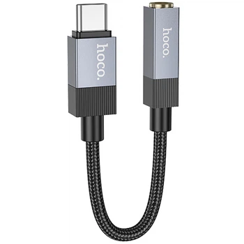 Переходник HOCO UPA32C Type-C to 3.5mm (Black) (243405)