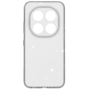 Блискучий силіконовий чохол на Motorola Moto G77 (Clear) Epik (254247)