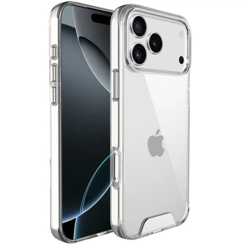 Силіконовий чохол Space Case на Apple iPhone 17 Pro Max (6.9") (Прозорий) Epik (235400)