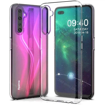 Ультратонкий силіконовий чохол 1,5 мм на Realme 6 Pro (Безбарвний (прозорий)) Epik (54496)