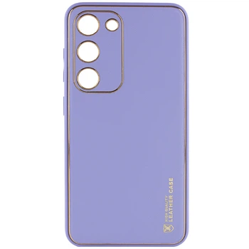 Кожаный чехол Xshield для Samsung Galaxy S24 (Сиреневый / Dasheen) (184666)