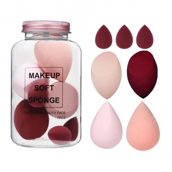 Набір із 7 спонжів для макіяжу CREAMY RED DUO GB06CZE