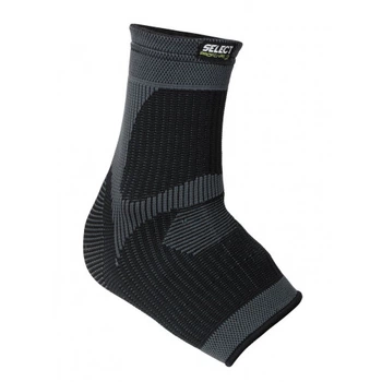 Бандаж на голеностоп SELECT Elastic Ankle Support (300) т.pерый, L