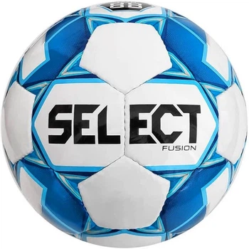Мяч футбольный SELECT Fusion размер 3 (012) бел/голубой