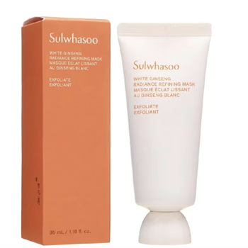 Отшелушивающая маска для лица с белым женьшенем Sulwhasoo White Ginseng Radiance Refining Mask 35 ml