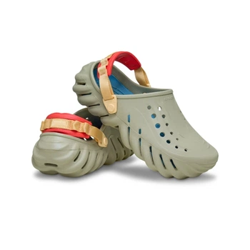 Чоловічі кроксі Хакі Crocs Echo Clog Bark (43-44, хакі)