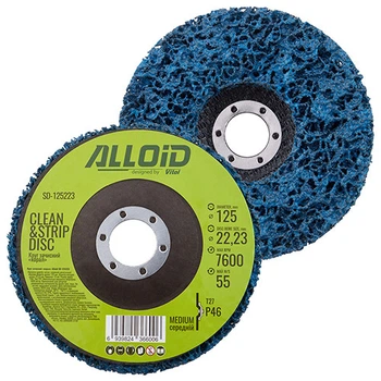 Круг зачистной "корал" Alloid SD-125223 средней жесткости 125мм х 22,2мм