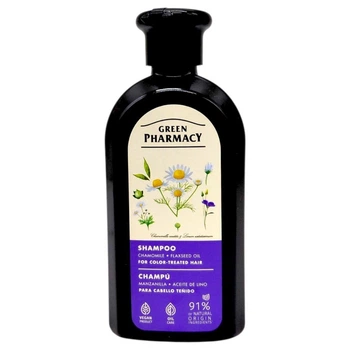Шампунь "Green Pharmacy, ромашка/льняна олія" для фарбованого волосся (350 мл) Green Pharmacy (28888
