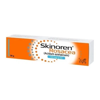 Skinoren Rosacea Скінорен Розацеа гель 15% 30 г — азелаїнова кислота 150 мг/г від розацеа, папул, пустул, почервоніння шкіри