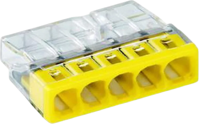 Клема Wago 5 x 0.5 - 2.5 мм2 100 шт. (2273-205)