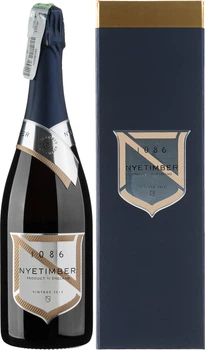 Вино ігристе Nyetimber 1086 2013 біле брют 0.75 л у подарунковій упаковці (5035854001526)
