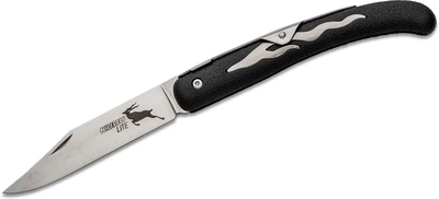 Ніж складаний Cold Steel Kudu Lite, лезо Plain Satin 5Cr15MoV, руків'я Black Zy-Ex, Китай, CS-20KJ