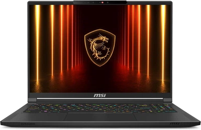 Ноутбук MSI Stealth A16 AI+ A3XWJG-074US 16" 2560x1600 240 Гц / AMD Ryzen AI 9 HX 370 / NVIDIA GeForce RTX 5090 / RAM 64 ГБ LPDDR5x / SSD 2 ТБ / Windows 11 Pro / 2,1 кг (StealthA16A3074)