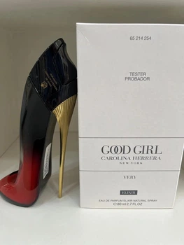 Парфюмированная вода для женщин Carolina Herrera Very Good Girl Elixir Tester 80 мл