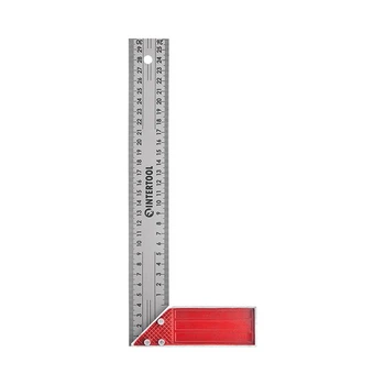 Угольник строительный, 300 мм, INTERTOOL MT-2030