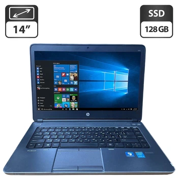 Ноутбук HP ProBook 640 G1 / 14" (1366x768) TN / Intel Core i5-4210M (2 (4) ядра по 2.6 - 3.2 GHz) / 8 GB DDR3 / 128 GB SSD / Intel HD Graphics 4600 / WebCam / DVD-ROM б/у
