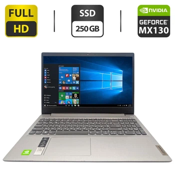 Ноутбук Lenovo IdeaPad 3 15IM / 15.6" (1920x1080) IPS / Intel Pentium Gold 6405U (2 (4) ядра по 4.1 GHz) / 8 GB DDR4 / 250 GB SSD / nVidia GeForce MX130, 2 GB GDDR5, 64-bit / WebCam б/у