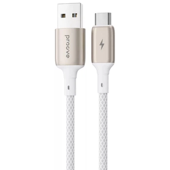 Дата кабель Proove Dense Metal USB для Type-C 2.4A (1m) White
