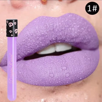 Губная помада Dragon Ranee №1 Светло-фіолетовая Matte Lip Gloss
