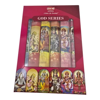Аромат для дома God 6 In 1 Божественная серия 6 20 Шестигранник Благовоние Аромапалочки HEM