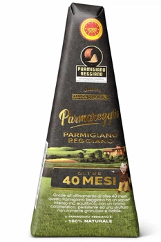 Сир Parmareggio Parmigiano Reggiano DOP 40 Mesi 200 г, витриманий 40 місяців (8010721988336)