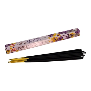 Угольные благовония - Copal Lavender, HEM (Янтарь и лаванда)