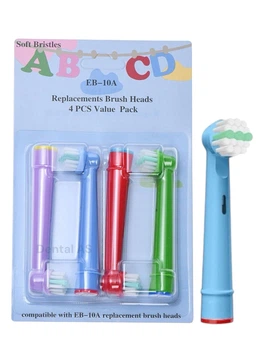 Насадки змінні EB-10A дитячі для електрощітки Oral b Braun kids з м'якою щетиною