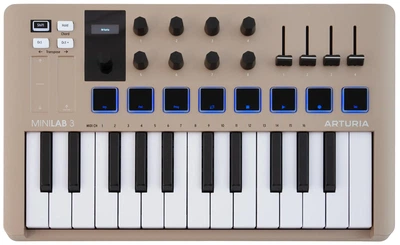 MIDI-клавиатура Arturia MiniLab 3 Champagne Edition