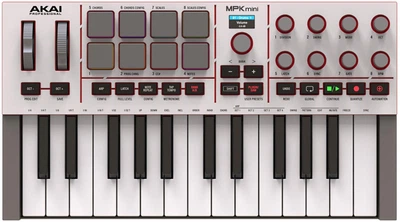 MIDI-клавиатура AKAI MPK Mini 4 White