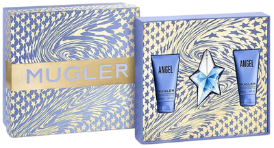 Zestaw damski Thierry Mugler Angel Woda perfumowana 25 ml + Balsam do ciała 50 ml + Żel pod prysznic 50 ml (3614274707397)