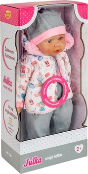Lalka bobas Smily Play Julka mówiąca w dwóch językach 40 cm SP84497 (5905375844974)