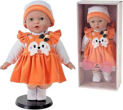 Lalka bobas Adar "mały lisek" mówi i śpiewa po polsku 45 cm 61601 (5901271616011)