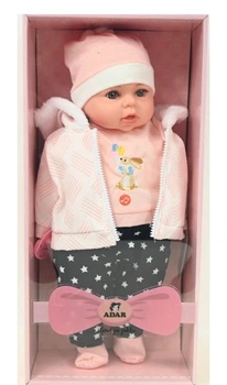 Lalka bobas Adar w zimowym stroju mówi i śpiewa po polsku 45 cm 61621 (5901271616219)