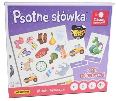 Настільна гра Adamigo Пустотливі слова - шиплячі звуки (5902410007998)