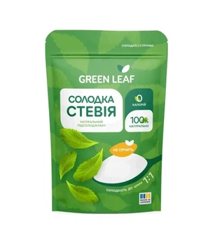 Сладкая стевия (1:1) 250г GREEN LEAF