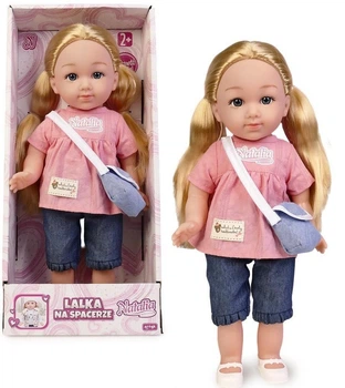 Кукла Artyk Natalia Collection девочка в розовой тунике 36 см 18565 (5901811185656)