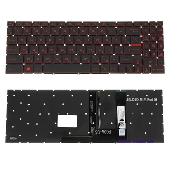 Клавиатура для ноутбука MSI GF66, GF76, GP76, GE76, GL76, GL66, MS-1582, MS-17L1, MS-17H3 с подсветкой