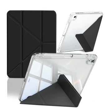 Чохол iPad 10/11 A16 2022-2025 Acrylic Clear Frame Transformer Pen Slot black