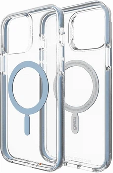 Чохол Zagg Gear4 Santa Cruz Snap with MagSafe для Apple iPhone 13 Pro Max (702008210) Clear/Blue