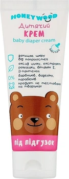 Детский крем под подгузник Honeywood с оксидом цинка и ромашкой 70 г.