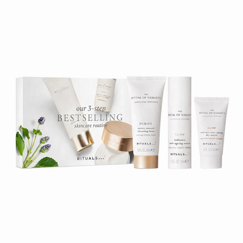 Подарочный набор пенка, сыворотка и дневной крем Rituals Our 3-Step Bestselling Skincare