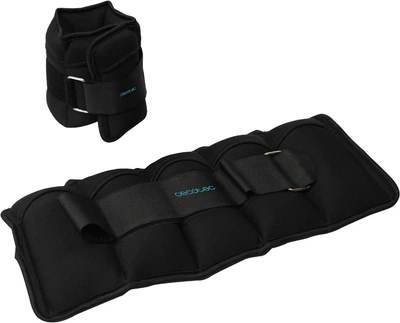 Утяжелители универсальные Cecotec Drumfit AnkleBell 2500 Neo 2 шт по 2.5 кг Черные (CCTC-07208)
