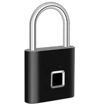 Смарт-замок TouchGuard Pro — биометрический навесной замок с отпечатком пальца и USB-зарядкой, моментальное открытие 0.5 c