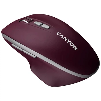 Мышка Canyon MW-21 Wireless Blue LED Burgundy