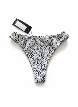 Нижня частина купальника жіноча PrettyLittleThing 36 XS-S Чорно-білий