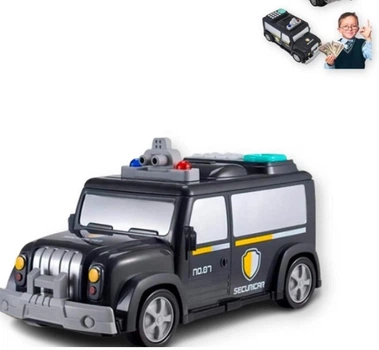 Скарбничка-сейф Машина Money Transporter UKC 30 х 15 см електронна з кодовим замком та відбитком пальця чорний (RZN-23096208)