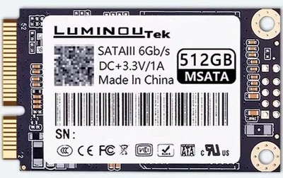 SSD диск LuminouTek mSATA 512Гб