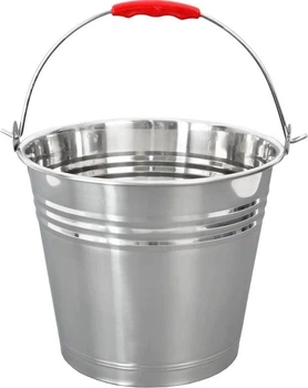 Wiadro do żywności Orion stalowe Srebrzyste 14 l (8592381118846)