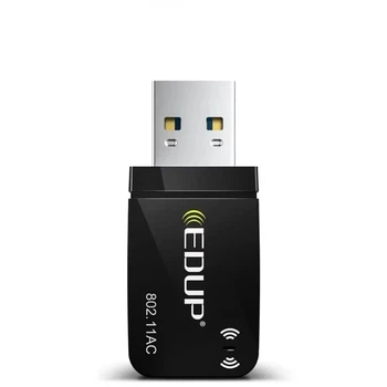 Двухдіапазонний високошвидкісний WiFi адаптер EDUP 1300 Мбіт/с USB3.0 2.4GHz - 5GHz RTL8812BU